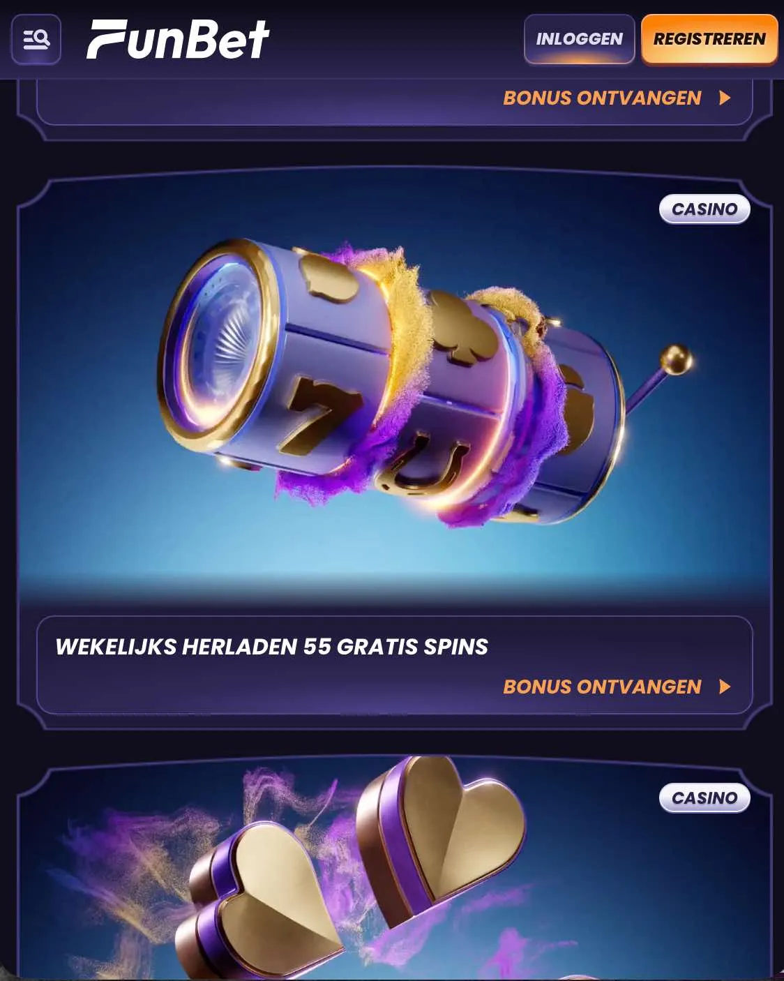 Bonussen bij Funbet Casino